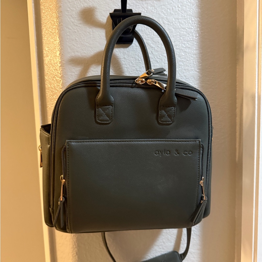 Ayla & Co Olive Mini Diaper Bag